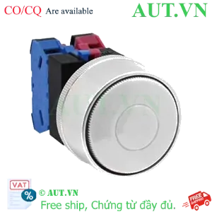 Ảnh của Nút nhấn nhả không đèn IDEC ABGW411W-MAU D22 1NO+1NC (Trắng)