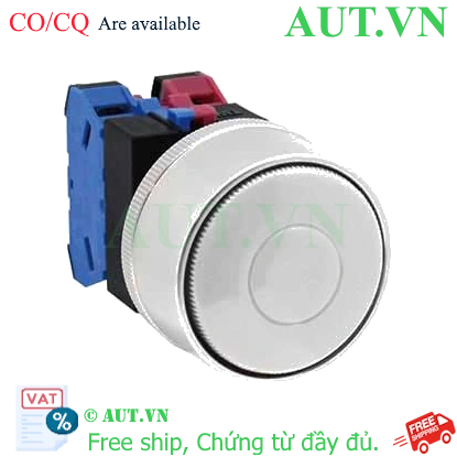 Ảnh của Nút nhấn nhả không đèn IDEC ABGW411W-MAU D22 1NO+1NC (Trắng)