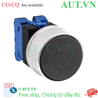 Ảnh của Nút nhấn nhả không đèn IDEC ABGW420B-MAU D22 2NO (Đen)