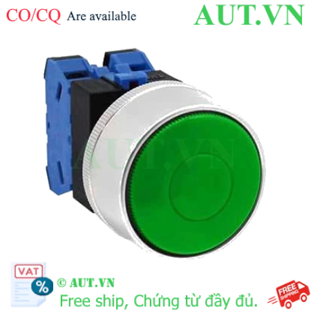 Ảnh của Nút nhấn nhả không đèn IDEC ABGW420G D22 2NO (Xanh)