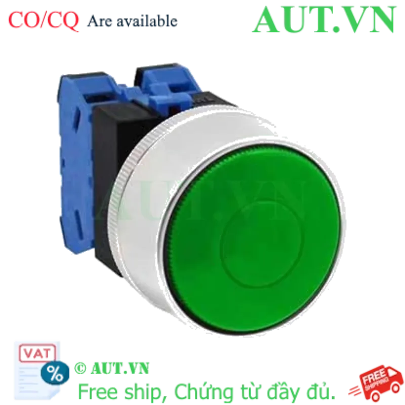 Ảnh của Nút nhấn nhả không đèn IDEC ABGW420G D22 2NO (Xanh)