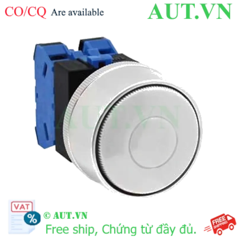 Ảnh của Nút nhấn nhả không đèn IDEC ABGW420W-MAU D22 2NO (Trắng)
