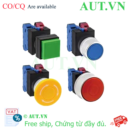 Ảnh của Nút nhấn nhả không đèn IDEC ABGW422W D22 2NO+2NC (Trắng)