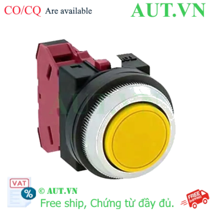 Ảnh của Nút nhấn nhả không đèn IDEC ABN101Y D30 1NC (Vàng)