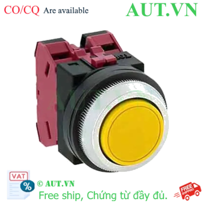 Ảnh của Nút nhấn nhả không đèn IDEC ABN102Y D30 2NC (Vàng)