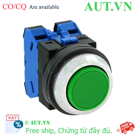 Ảnh của Nút nhấn nhả không đèn IDEC ABN120G D30 2NO (Xanh)