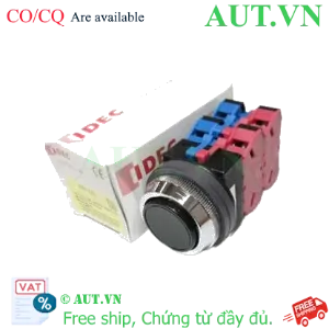 Ảnh của Nút nhấn nhả không đèn IDEC ABN122B D30 2NO+2NC (Đen)