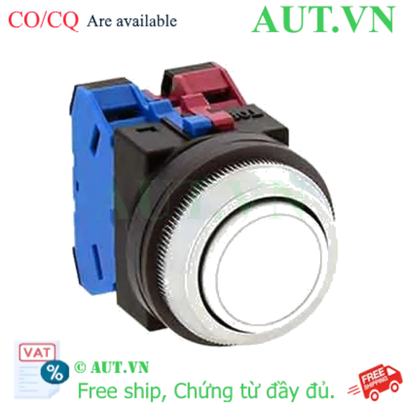 Ảnh của Nút nhấn nhả không đèn IDEC ABN122W D30 2NO+2NC (Trắng)