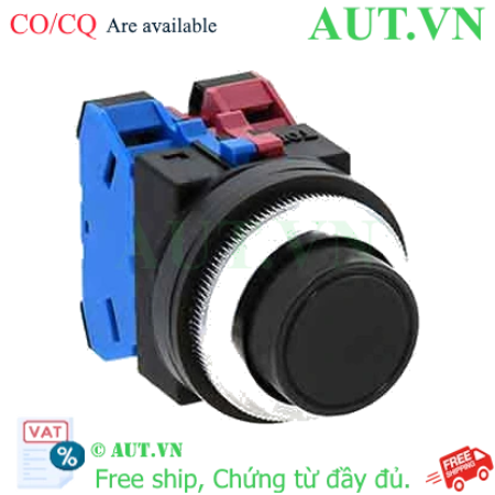 Ảnh của Nút nhấn nhả không đèn IDEC ABN222B D30 2NO+2NC (Đen)