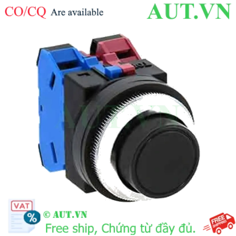 Ảnh của Nút nhấn nhả không đèn IDEC ABN222B D30 2NO+2NC (Đen)