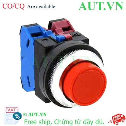 Ảnh của Nút nhấn nhả không đèn IDEC ABN222R D30 2NO+2NC (Đỏ)