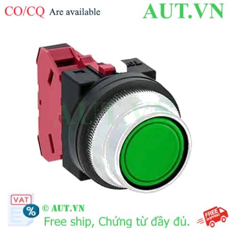 Ảnh của Nút nhấn nhả không đèn IDEC ABN2F01G D30 1NC (Xanh)