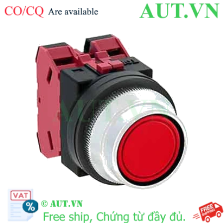 Ảnh của Nút nhấn nhả không đèn IDEC ABN2F02R D30 2NC (Đỏ)
