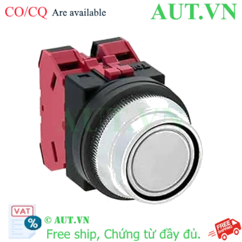 Ảnh của Nút nhấn nhả không đèn IDEC ABN2F02W D30 2NC (Trắng)