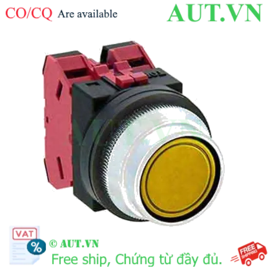 Ảnh của Nút nhấn nhả không đèn IDEC ABN2F02Y D30 2NC (Vàng)