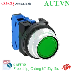 Ảnh của Nút nhấn nhả không đèn IDEC ABN2F10G D30 1NO (Xanh)