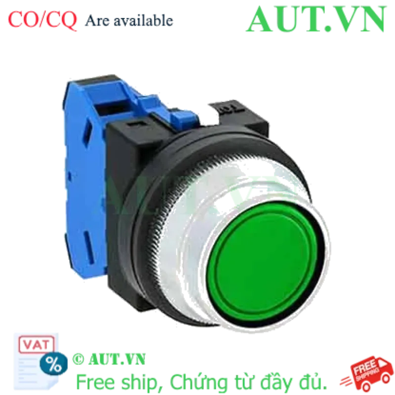 Ảnh của Nút nhấn nhả không đèn IDEC ABN2F10G D30 1NO (Xanh)
