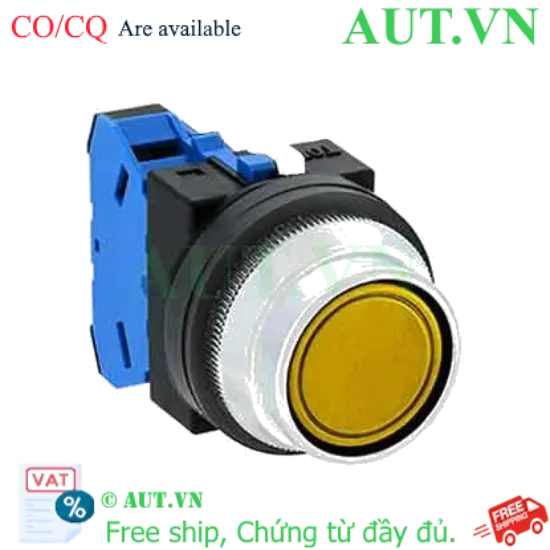 Ảnh của Nút nhấn nhả không đèn IDEC ABN2F10Y D30 1NO (Vàng)
