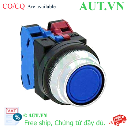 Ảnh của Nút nhấn nhả không đèn IDEC ABN2F11B D30 1NO+1NC (Đen)