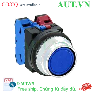 Ảnh của Nút nhấn nhả không đèn IDEC ABN2F11S D30 1NO+1NC (Xanh)