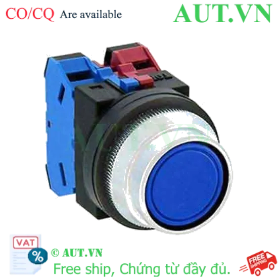 Ảnh của Nút nhấn nhả không đèn IDEC ABN2F11S D30 1NO+1NC (Xanh)