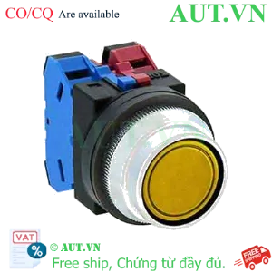 Ảnh của Nút nhấn nhả không đèn IDEC ABN2F11Y D30 1NO+1NC (Vàng)