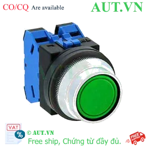 Ảnh của Nút nhấn nhả không đèn IDEC ABN2F20G D30 2NO (Xanh)