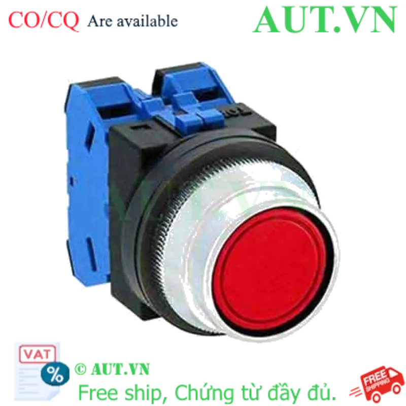 Ảnh của Nút nhấn nhả không đèn IDEC ABN2F20R D30 2NO (Đỏ)