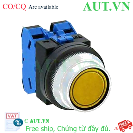 Ảnh của Nút nhấn nhả không đèn IDEC ABN2F20Y D30 2NO (Vàng)