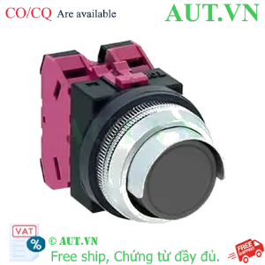 Ảnh của Nút nhấn nhả không đèn IDEC ABN2G02B D30 2NC (Đen)