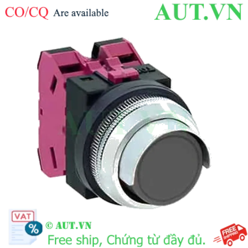 Ảnh của Nút nhấn nhả không đèn IDEC ABN2G02B D30 2NC (Đen)