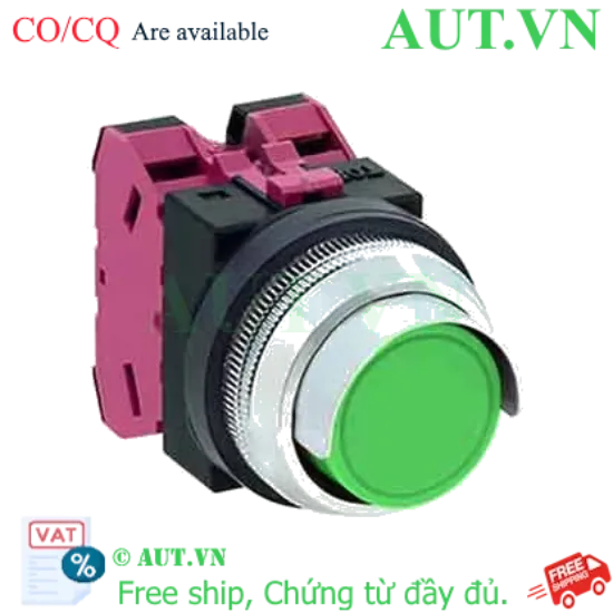 Ảnh của Nút nhấn nhả không đèn IDEC ABN2G02G D30 2NC (Xanh)