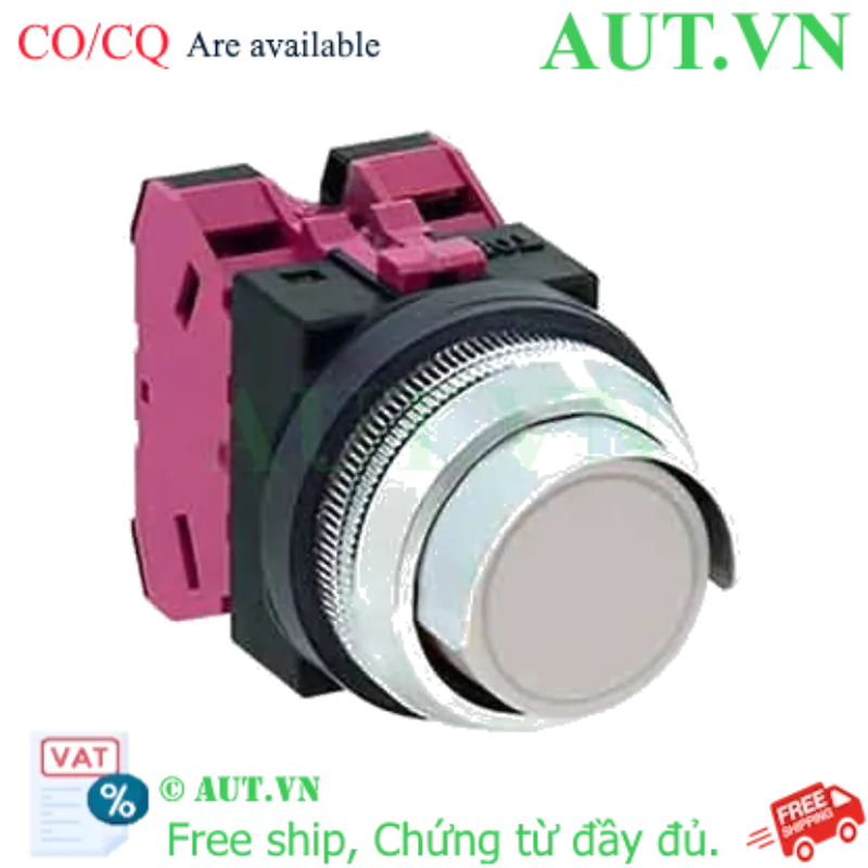 Ảnh của Nút nhấn nhả không đèn IDEC ABN2G02W D30 2NC (Trắng)