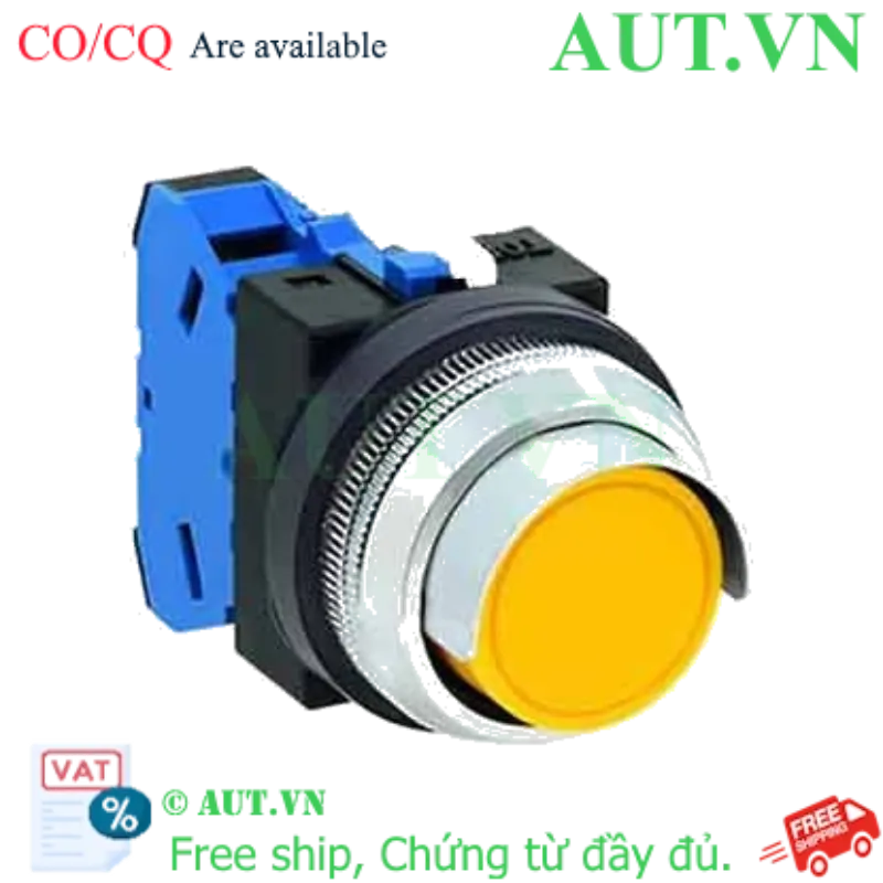 Ảnh của Nút nhấn nhả không đèn IDEC ABN2G10Y D30 1NO (Vàng)