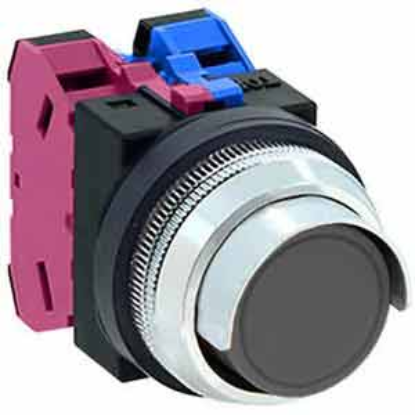 Ảnh của Nút nhấn nhả không đèn IDEC ABN2G11B D30 1NO+1NC (Đen)