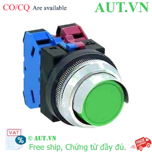 Ảnh của Nút nhấn nhả không đèn IDEC ABN2G11G D30 1NO+1NC (Xanh)
