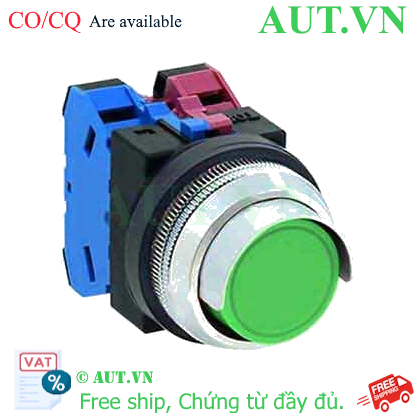Ảnh của Nút nhấn nhả không đèn IDEC ABN2G11G D30 1NO+1NC (Xanh)