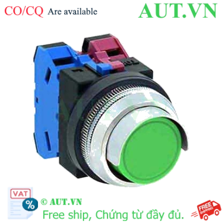 Ảnh của Nút nhấn nhả không đèn IDEC ABN2G11G D30 1NO+1NC (Xanh)
