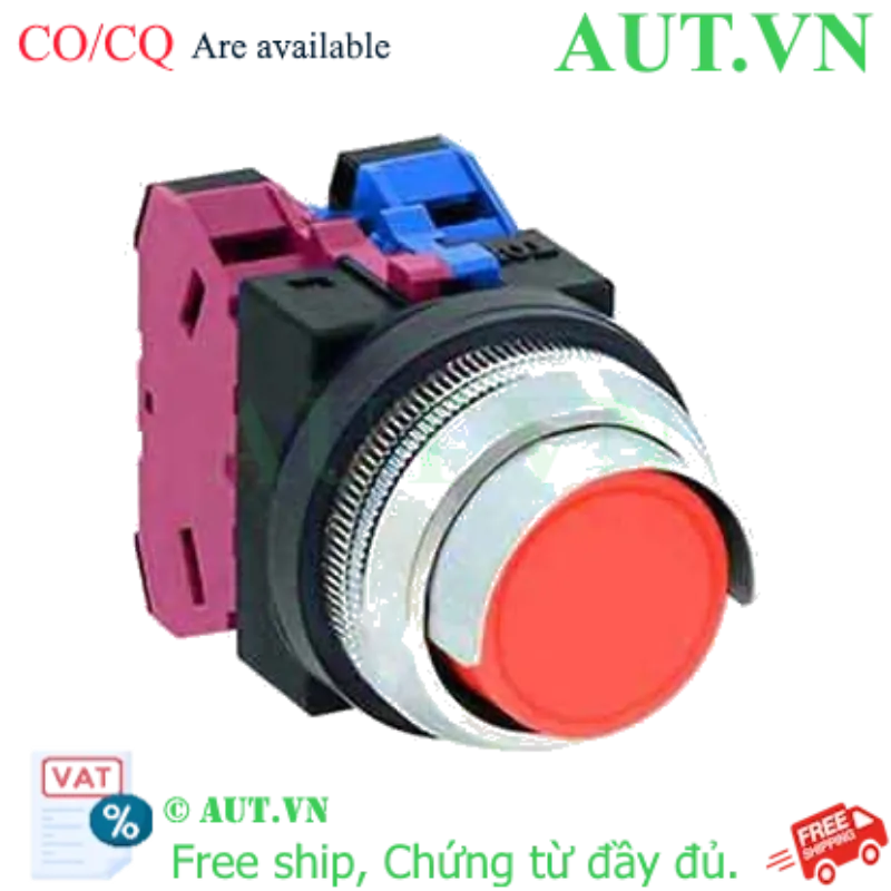 Ảnh của Nút nhấn nhả không đèn IDEC ABN2G11R D30 1NO+1NC (Đỏ)