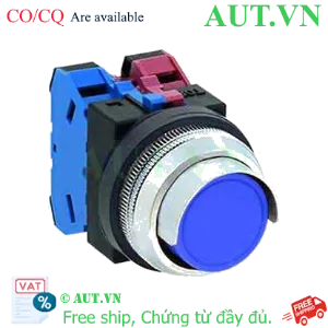 Ảnh của Nút nhấn nhả không đèn IDEC ABN2G11S D30 1NO+1NC (Xanh)