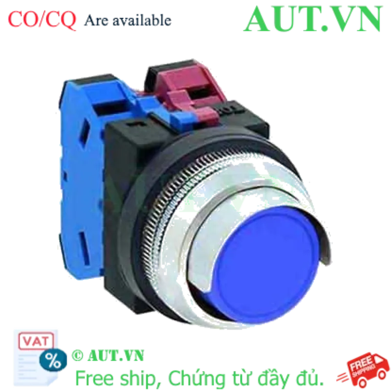 Ảnh của Nút nhấn nhả không đèn IDEC ABN2G11S D30 1NO+1NC (Xanh)
