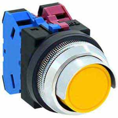 Ảnh của Nút nhấn nhả không đèn IDEC ABN2G11Y D30 1NO+1NC (Vàng)