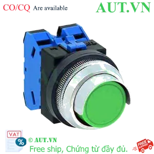 Ảnh của Nút nhấn nhả không đèn IDEC ABN2G20G D30 2NO (Xanh)
