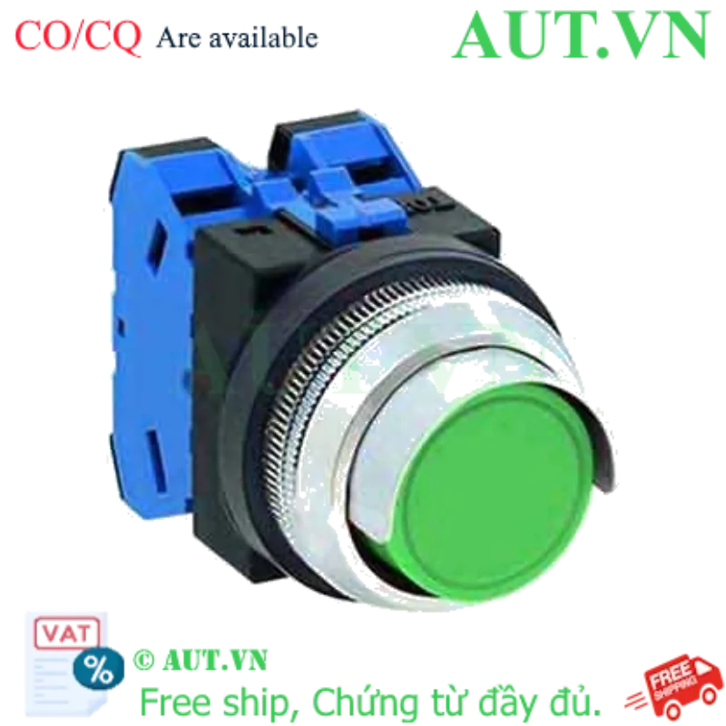 Ảnh của Nút nhấn nhả không đèn IDEC ABN2G20G D30 2NO (Xanh)