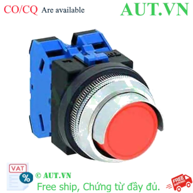 Ảnh của Nút nhấn nhả không đèn IDEC ABN2G20R D30 2NO (Đỏ)