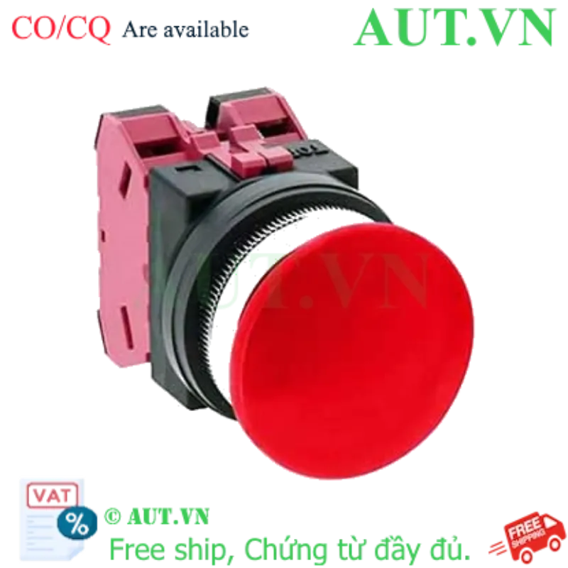 Ảnh của Nút nhấn nhả không đèn IDEC ABN302Y D30 2NC (Vàng)