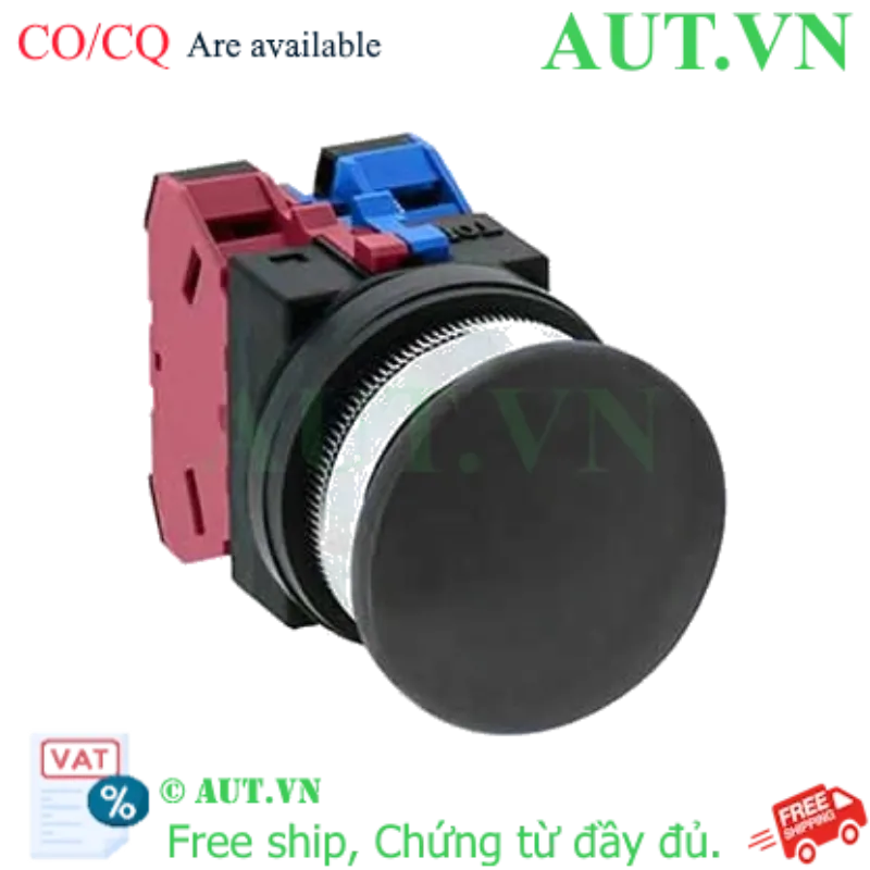 Ảnh của Nút nhấn nhả không đèn IDEC ABN311B D30 1NO+1NC (Đen)