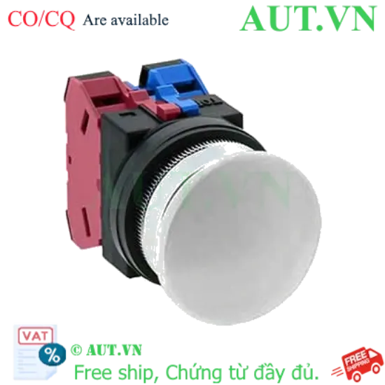 Ảnh của Nút nhấn nhả không đèn IDEC ABN311W D30 1NO+1NC (Trắng)