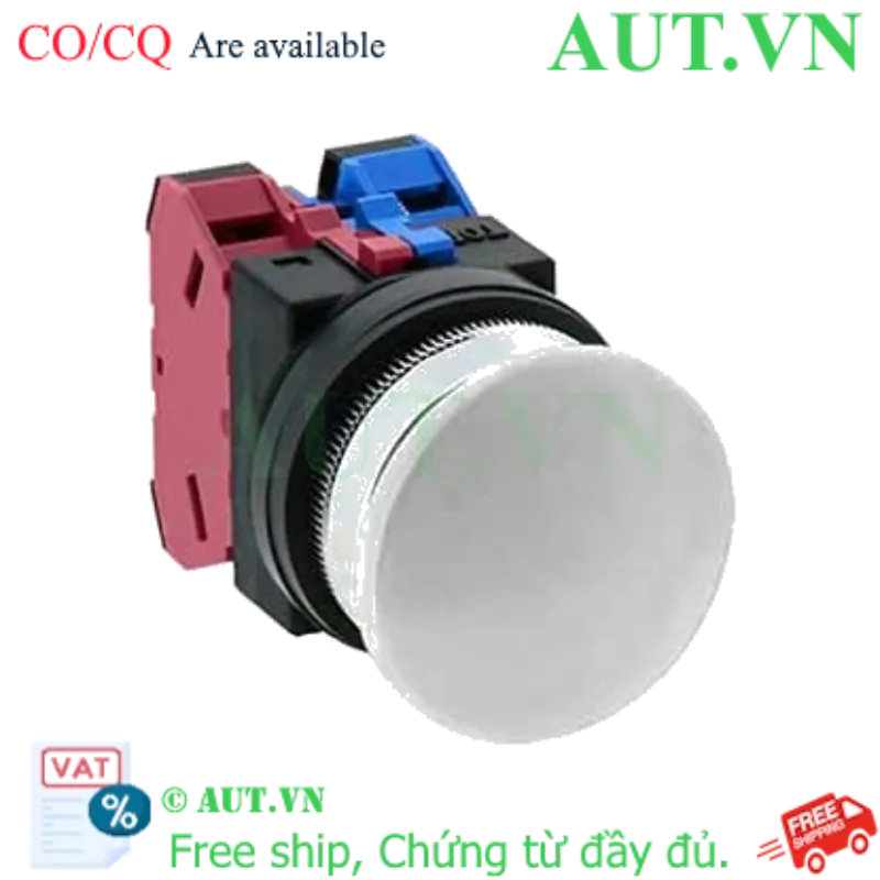 Ảnh của Nút nhấn nhả không đèn IDEC ABN311W D30 1NO+1NC (Trắng)
