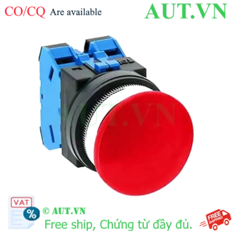 Ảnh của Nút nhấn nhả không đèn IDEC ABN320R D30 2NO (Đỏ)